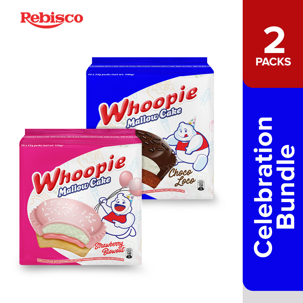 Celebration Bundle Whoopie Marshmallow Cake Choco + Whoopie