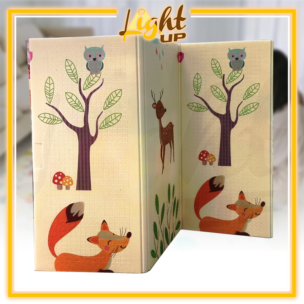 Light Up Toddler Play Mat Safety Game, Kids Activity Gym Crawl Mat