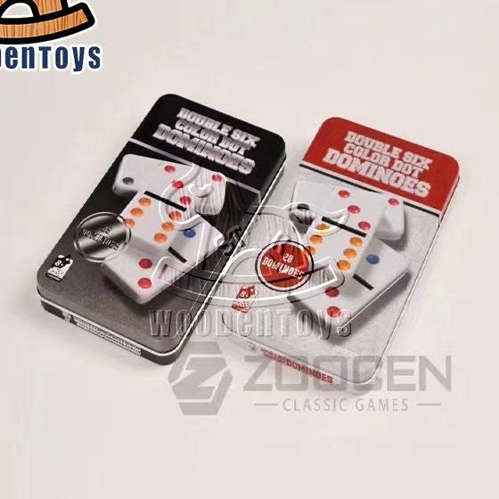 Jeu De Dominos Jumbo – 28 Tuiles Double 6 – Format Tournoi – Yellow Mountain Imports