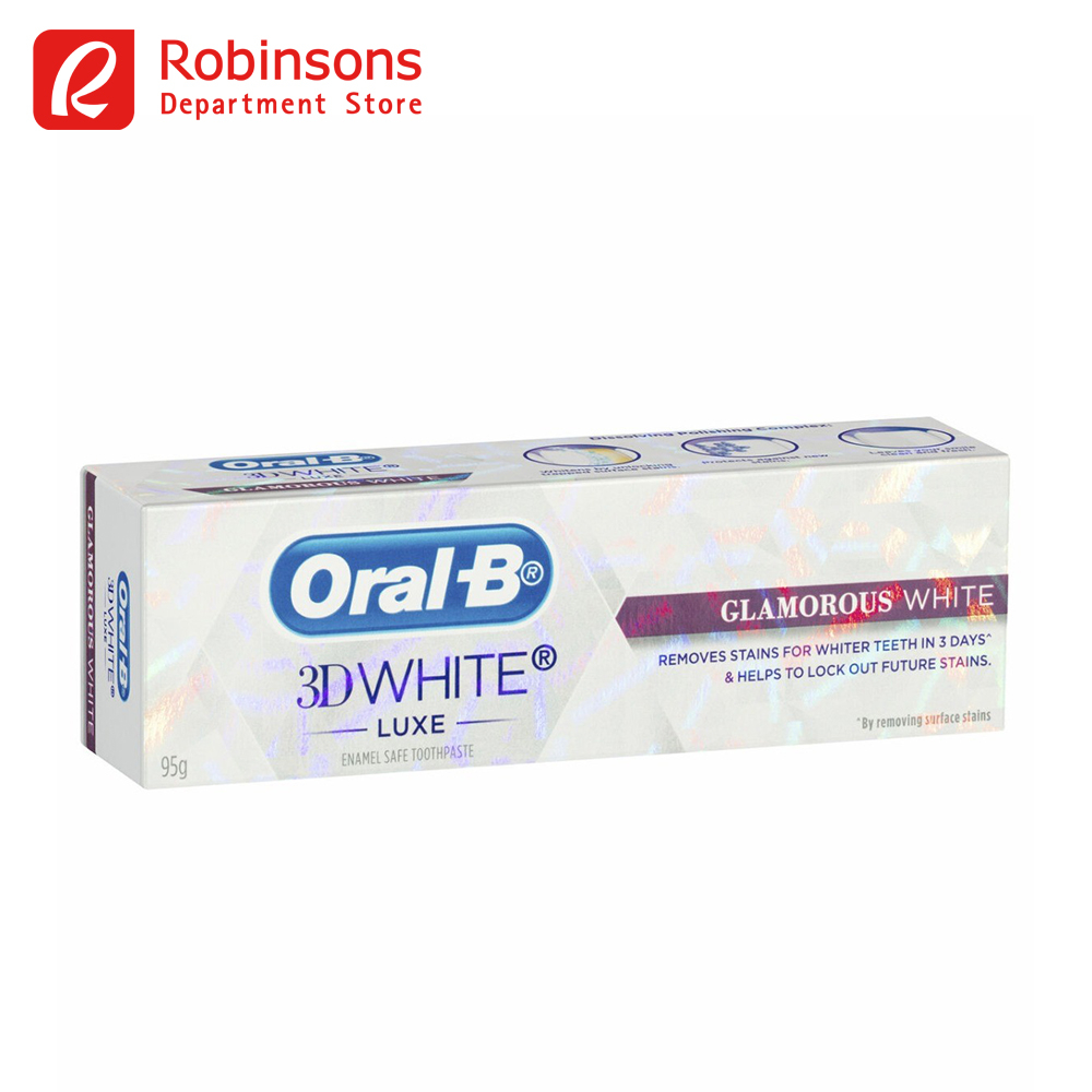 Oral-B 3D White Luxe 95g ( Glamorous White ) | Shopee Malaysia