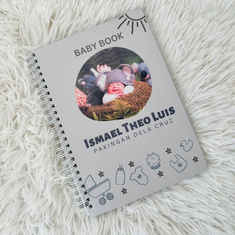 AESTHETIC UNISEX Baby Record Book, Immunization vaccination, Milestones