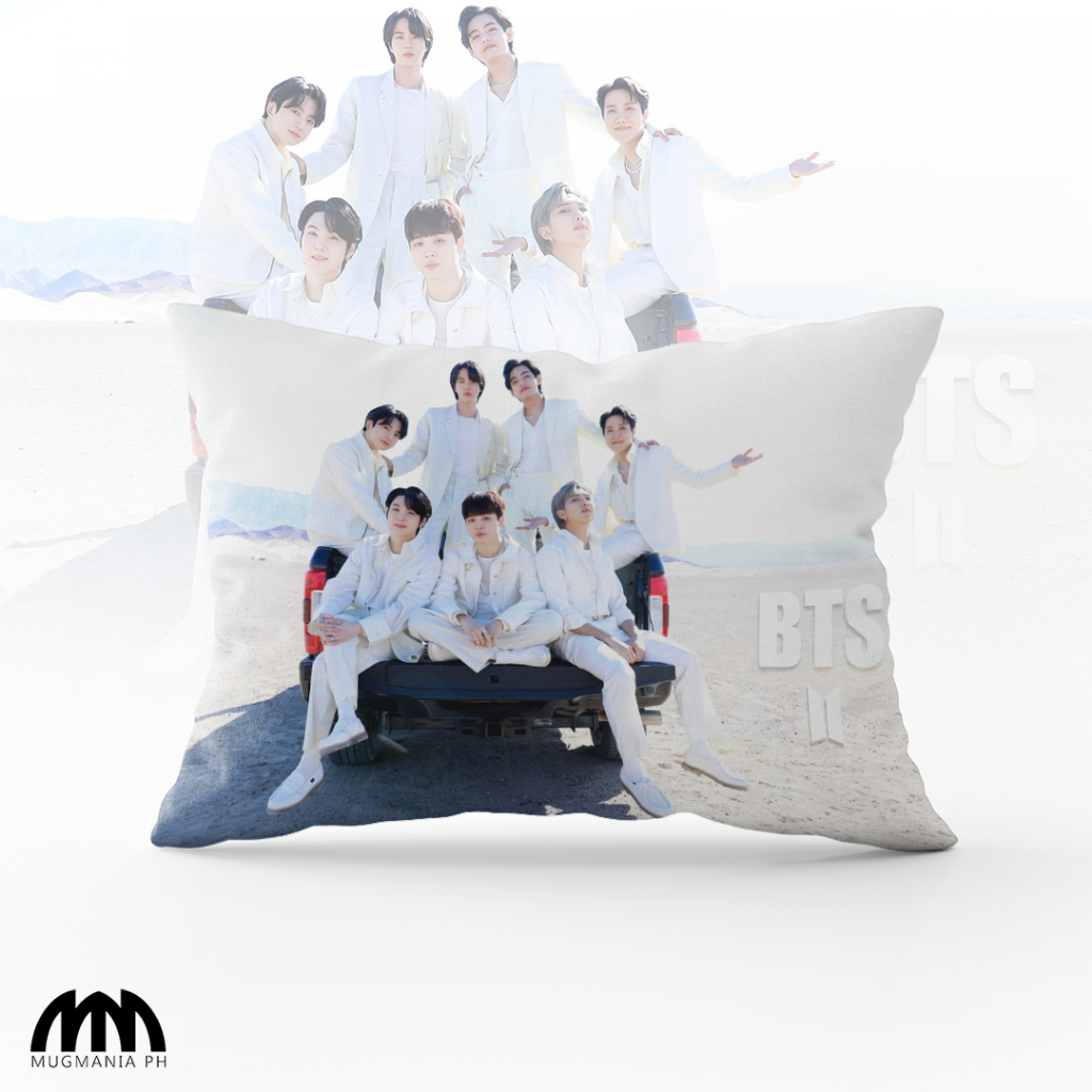 BTS Pillows Mugmania BTS Yet to Come Pillow (Available in 3 Sizes