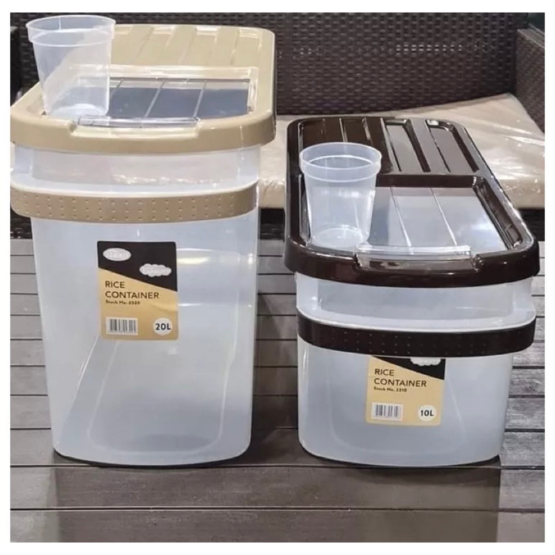 Summit Rice Dispenser with Free Cup 10L 20L Rice Container w/ cup ...