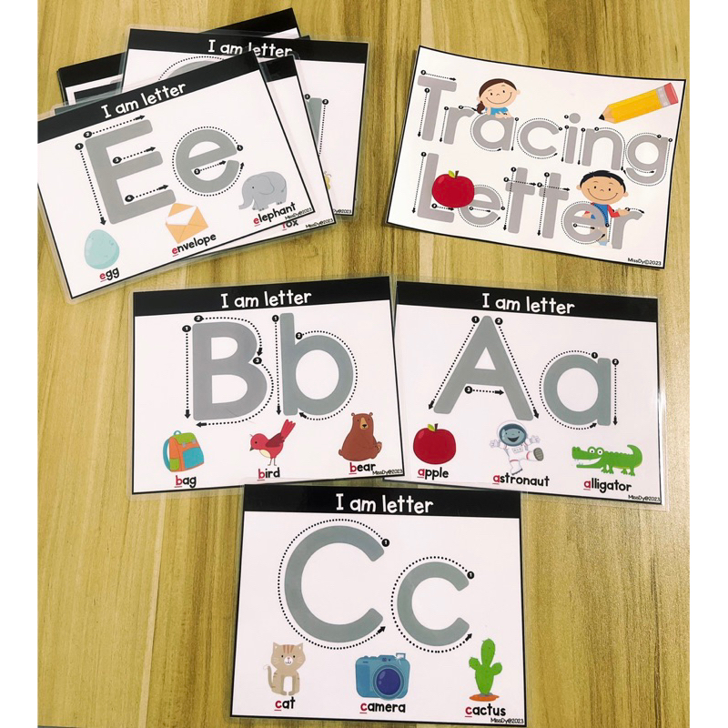 Tracing Alphabet (Highlight font) | Shopee Malaysia