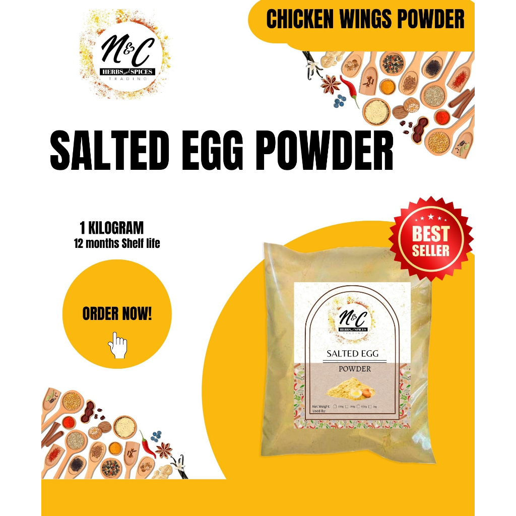 Salted Egg Powder 100g 250g 500g 1kg Herbs & Spices Shopee Malaysia
