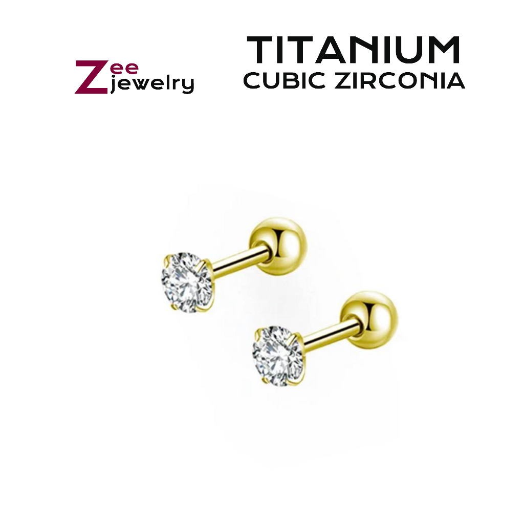 6-Pair Surgical Steel Stud Earrings – Screw Back Flat/Ball Post, Hypoallergenic For Sensitive Ears