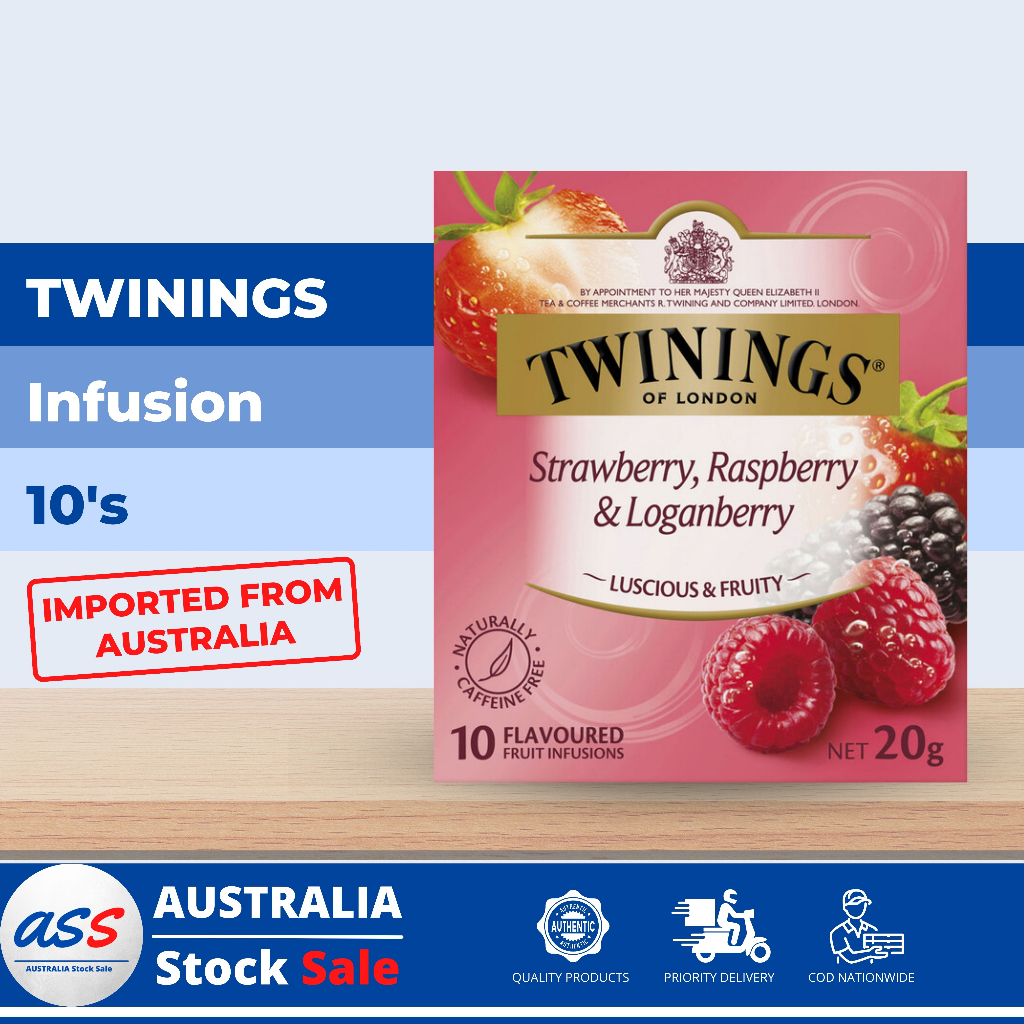 Twinings Strawberry Raspberry & Loganberry Tea (10s) Shopee Malaysia