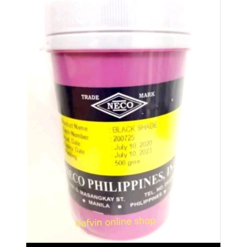 Black Shade 500grams (neco food color powder) Shopee Malaysia