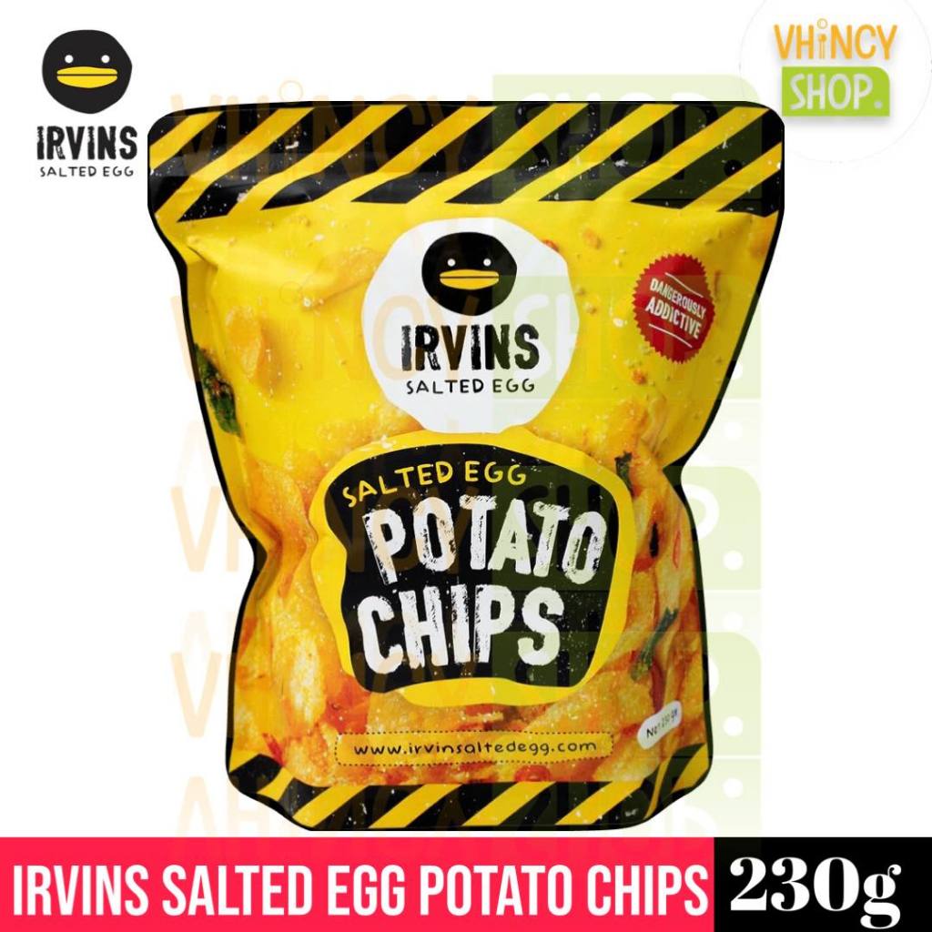 Irvins Salted Egg Potato Chips 230g Shopee Malaysia