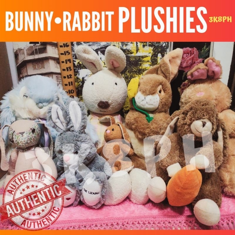 BUNNY RABBIT STUFFED TOYS | BUNNY PLUSHIES | LE SUCRE BUNNY DOLL ...