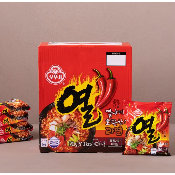 Ottogi Yeol Hot Ramen Korean Instant Ramen Cup 62g | Shopee Malaysia