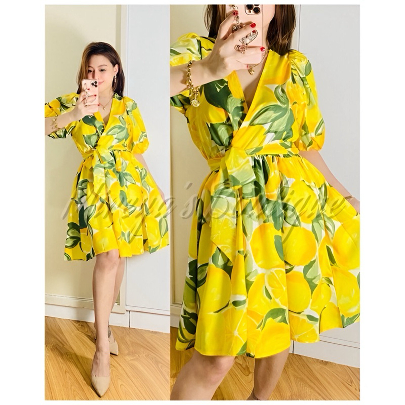 SUMMER dress OOTD trending, fits small up to XL Korean Dress actual ...