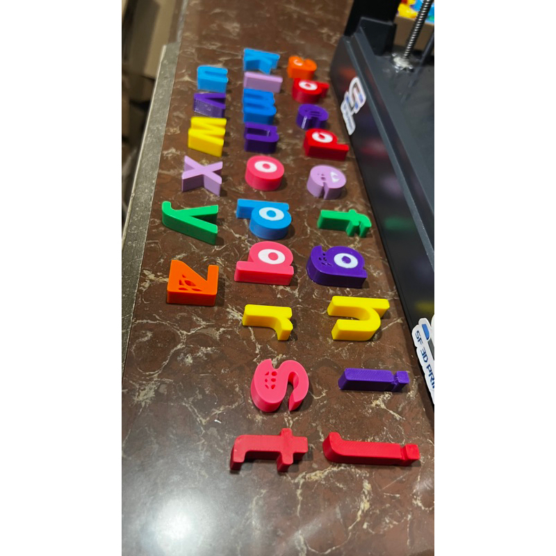 TVOKIDS Alphabets collection fan art 3d printed toys | Shopee Malaysia