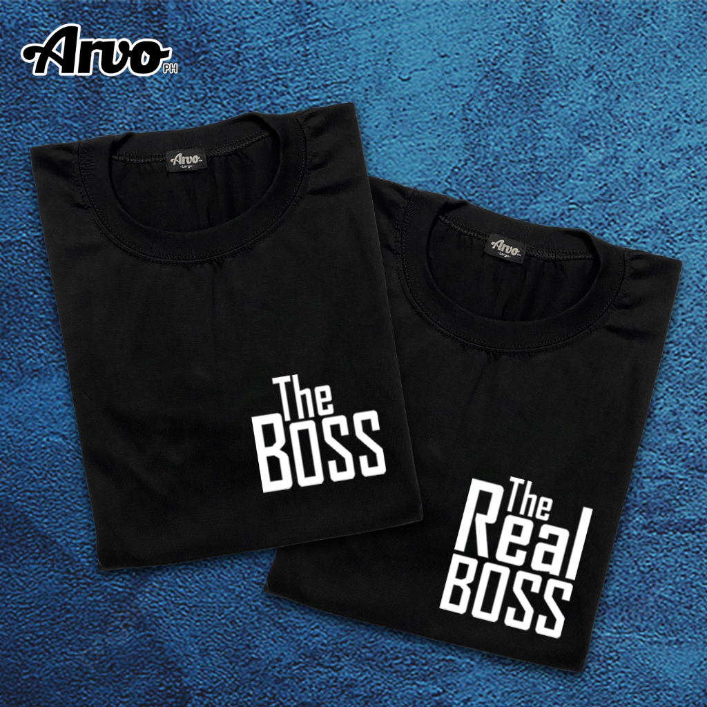 The Boss & The Real Boss Couple Shirt | Sold per Pc | XS to 5XL | ARVO ...