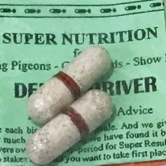 Demon Driver Super Nutrition Gamefowl Indigo California USA 2 Capsule ...