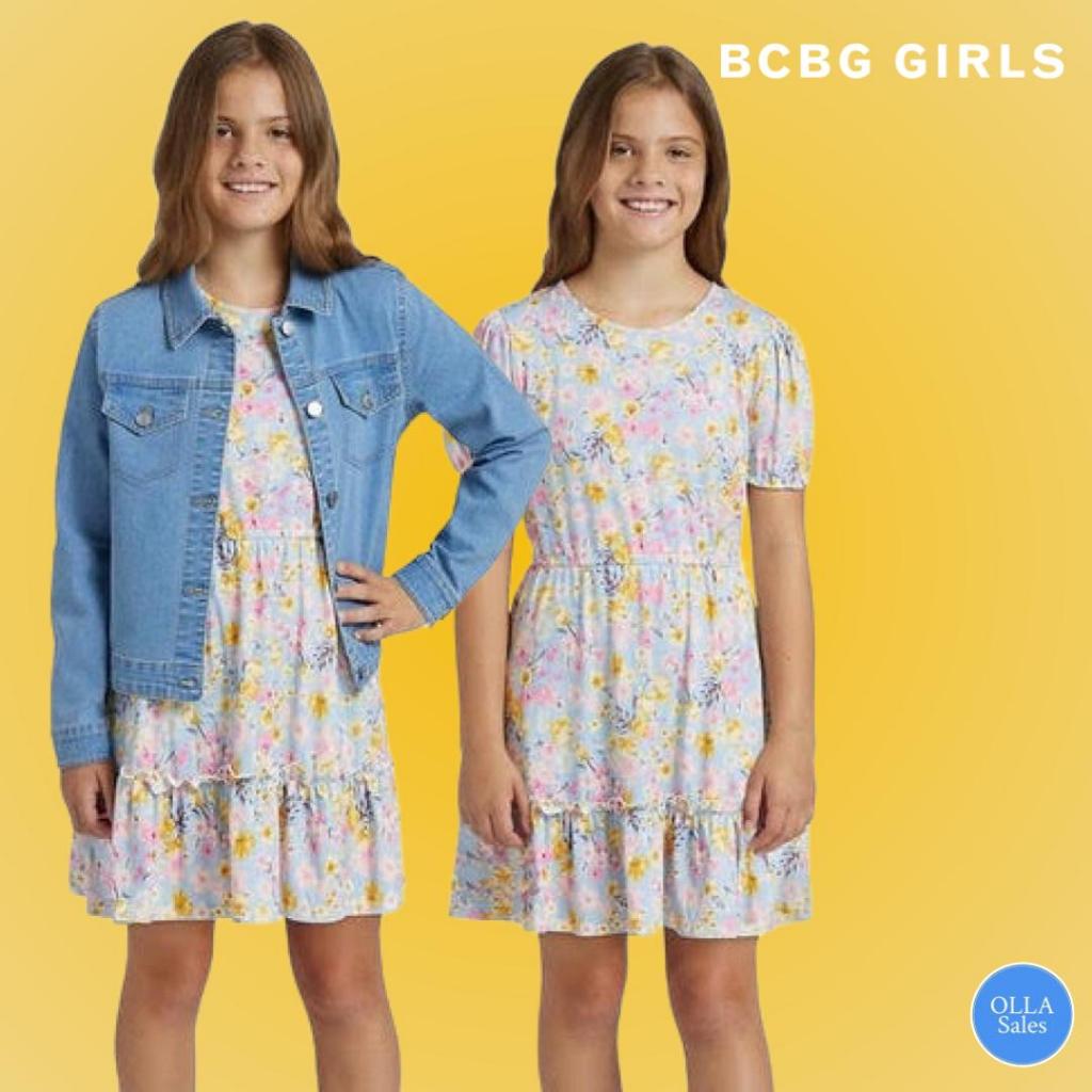 BCBG GIRLS Youth Girls Dress Denim Jacket Set OLLA Shopee Malaysia