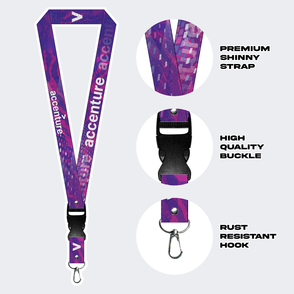 Accenture Id Holder Lanyard Id lace Premium | Shopee Malaysia