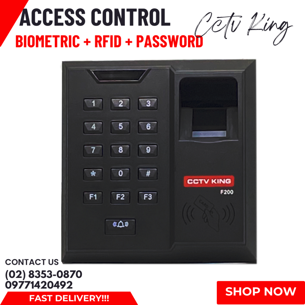 Fingerprint Access Control System, EM Proximity Card with Keypad, Door Access, Biometric, RFID