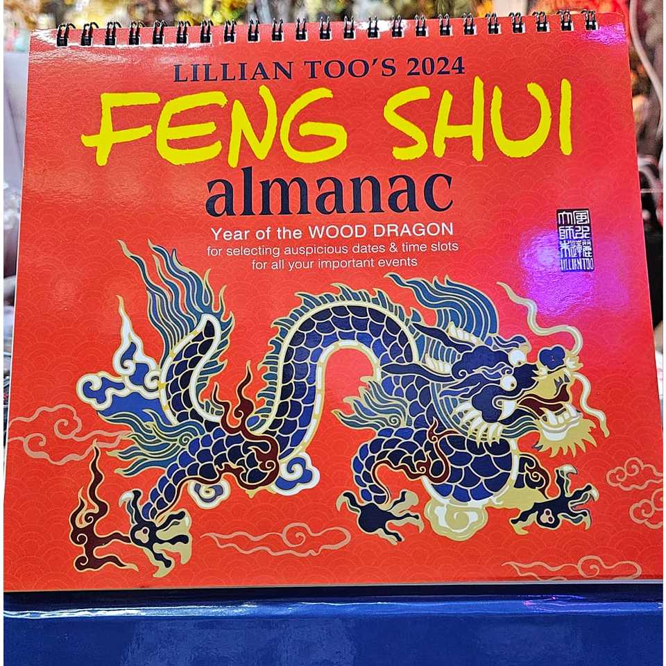 New! 2024 Lilian Too FENG SHUI ALMANAC Year of Dragon Wofs Shopee Malaysia