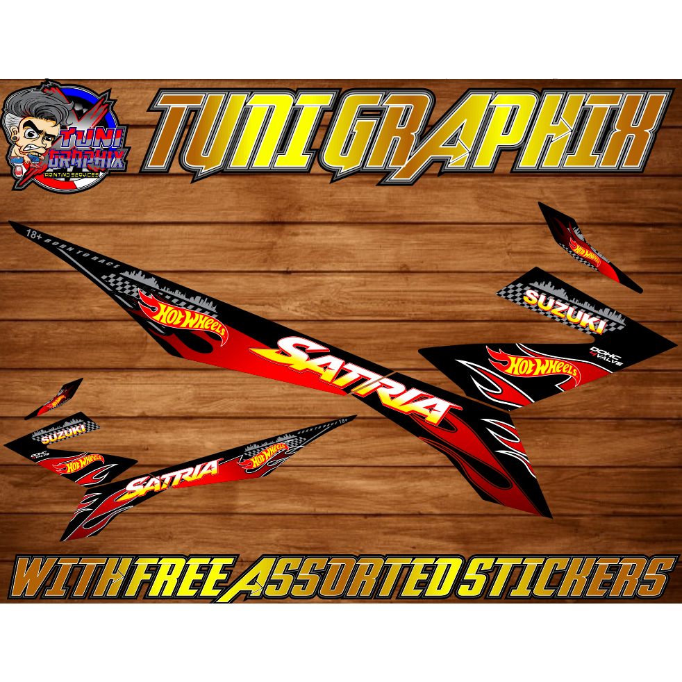 RAIDER 150 FI DECALS HOTWHEELS STICKER DECALS | Shopee Malaysia