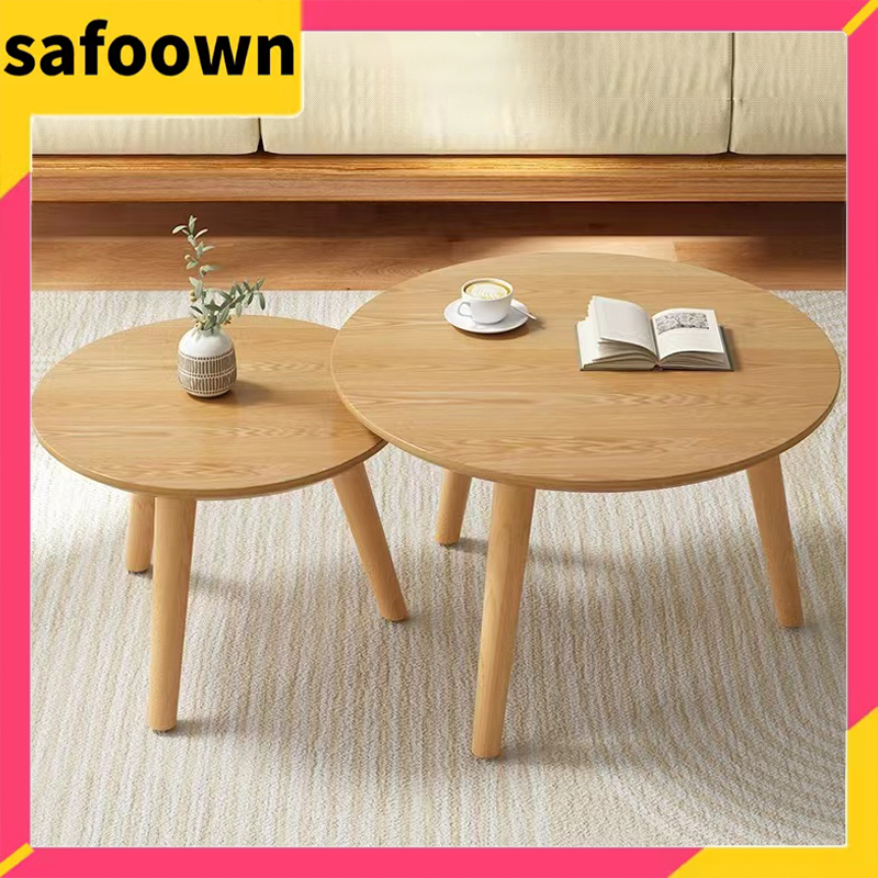 Nodic Coffee Table Tea Sofa Side Desk Round Study Table Nightstand ...