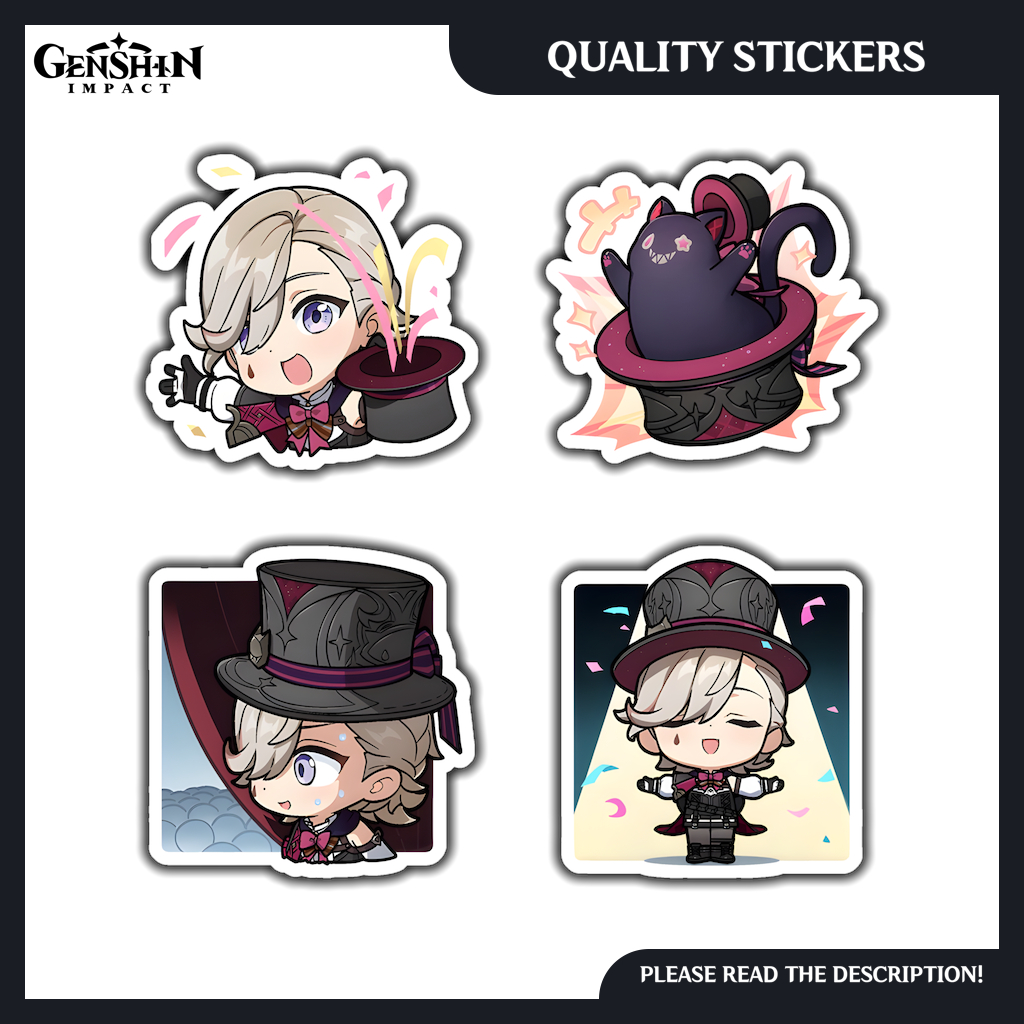 Lyney - Genshin Impact Emoji Stickers | Shopee Malaysia