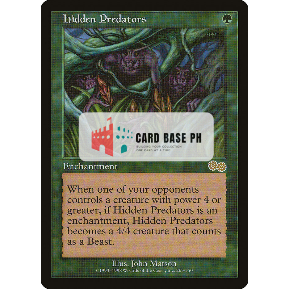 Hidden Predators - Magic the Gathering Trading Card | Shopee Malaysia