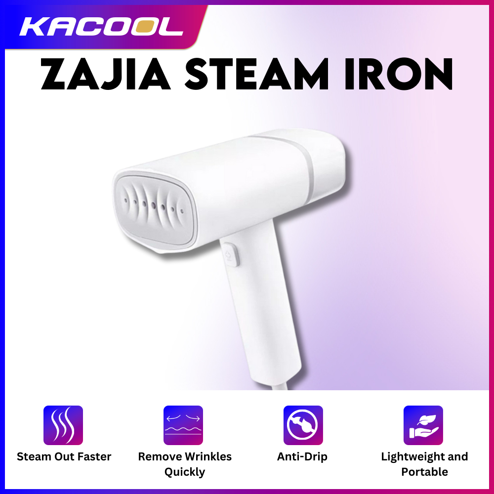 Xiaomi Zajia Steamer Iron Handheld Garment Steam Iron GT306LW Shopee