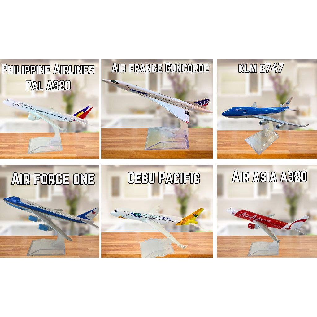 Die Cast Airplane Collections - PAL A320, KLM B747, Cebu Pac, Air ...