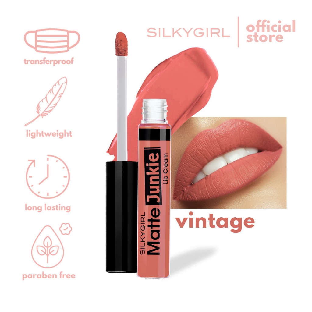 SilkyGirl Matte Junkie Lipcolor (Vintage) Shopee Malaysia