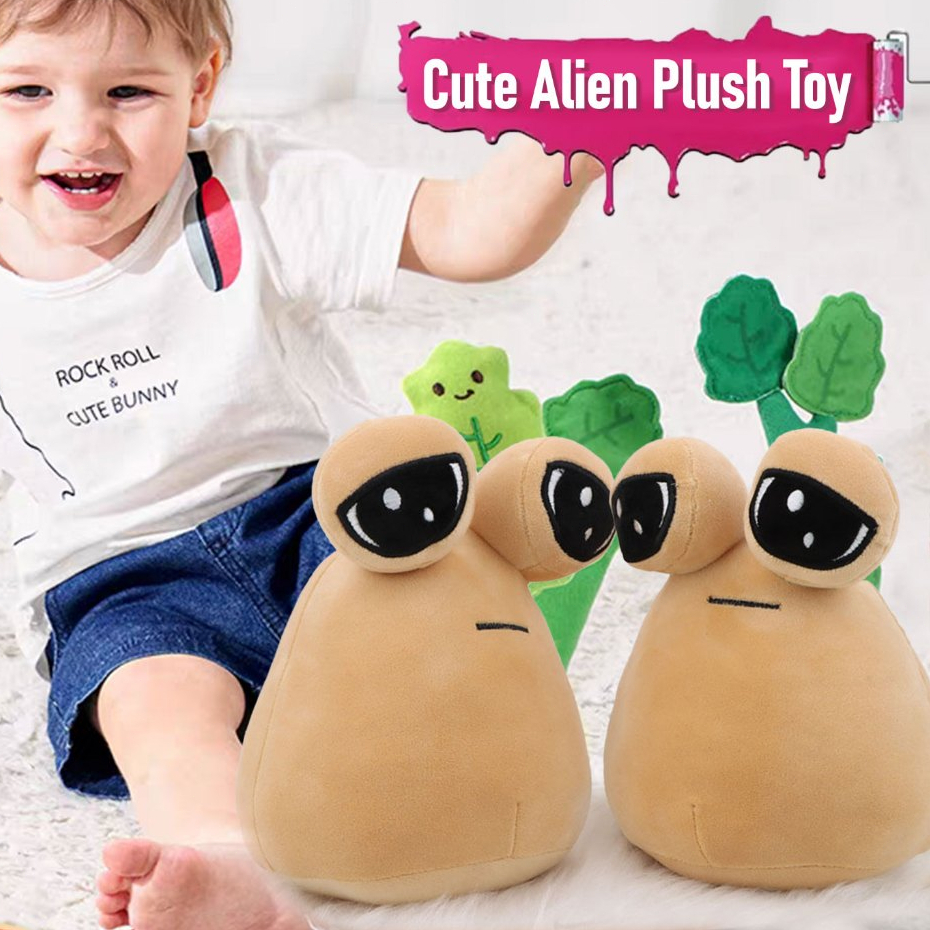 My Pet Alien Pou Plush Toy Furdiburb Emotion Alien Plushie Stuffed ...