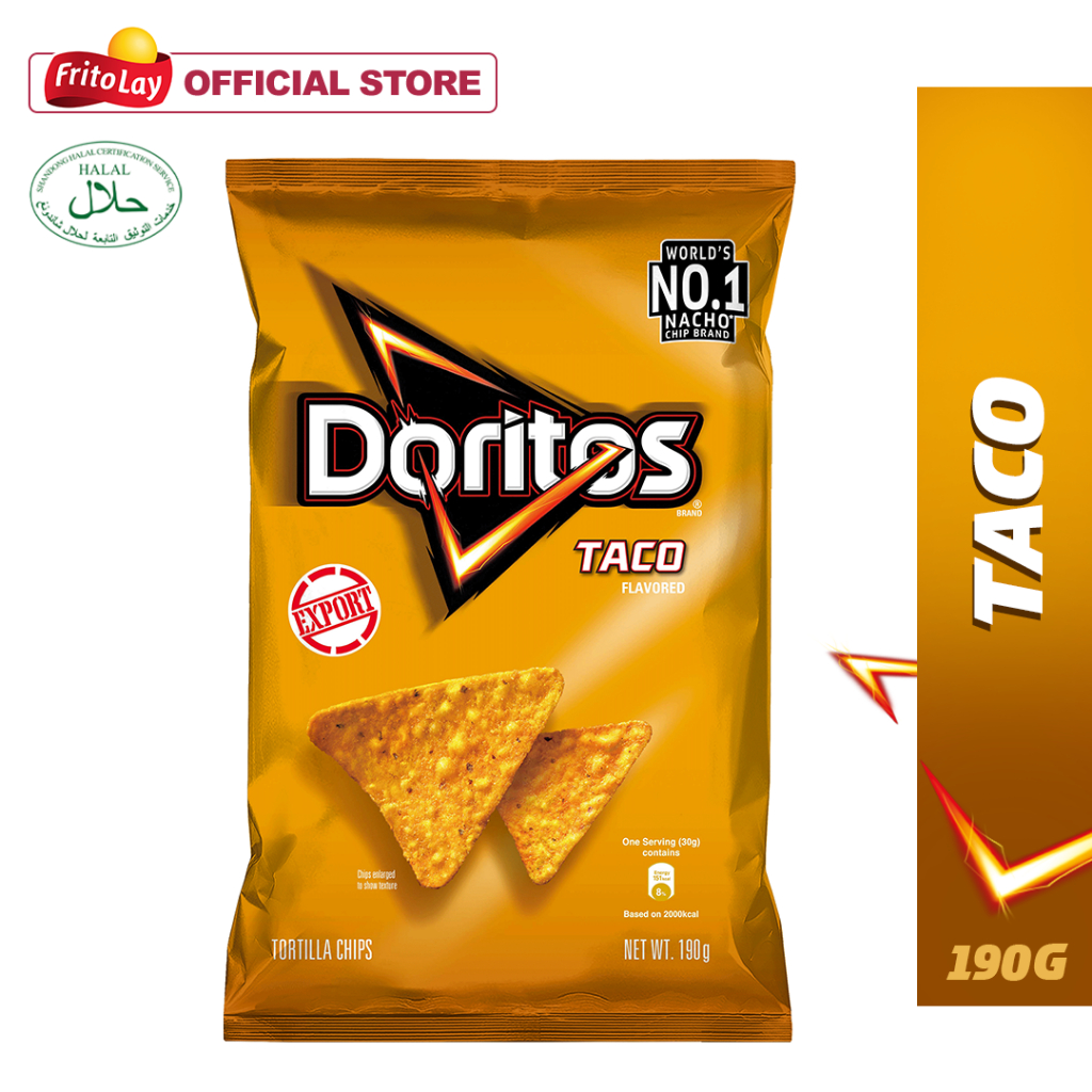 Doritos Taco Tortilla Chips Snack 190g Shopee Malaysia