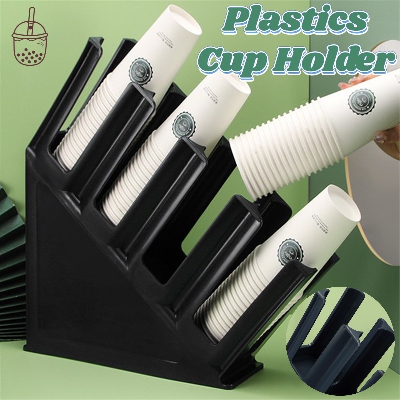 Plastics Cup Countertop Beverage Bar Rack Holder Coffee Organizer ...