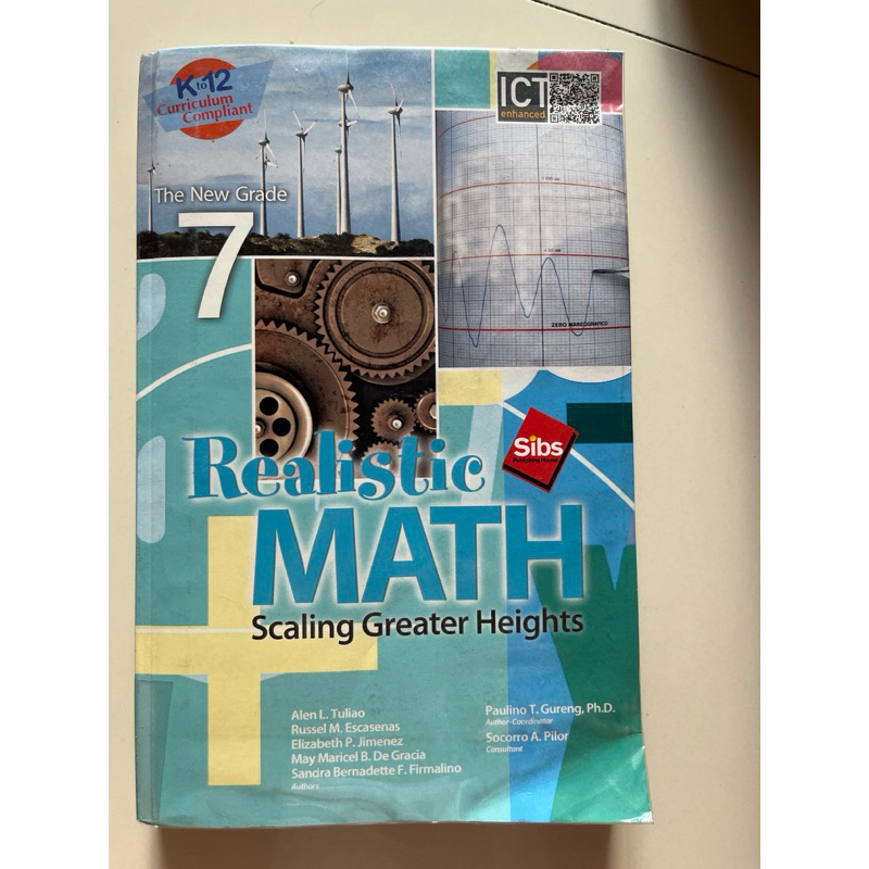 Realistic Math 7 - grade 7 | Shopee Malaysia