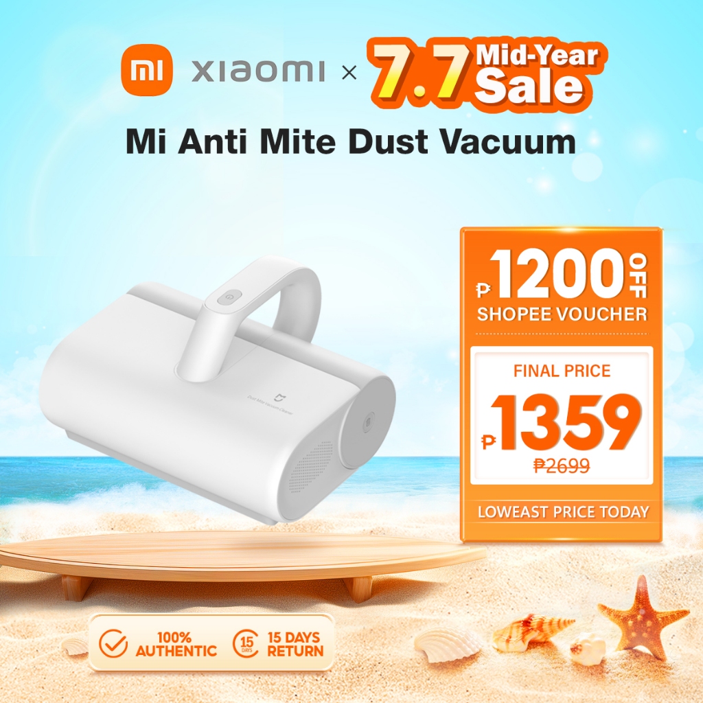 Xiaomi Mite Vacuum Anti Dust Mite Remover Uv C Sterilization Bed Cleaner Mite Eliminator Big