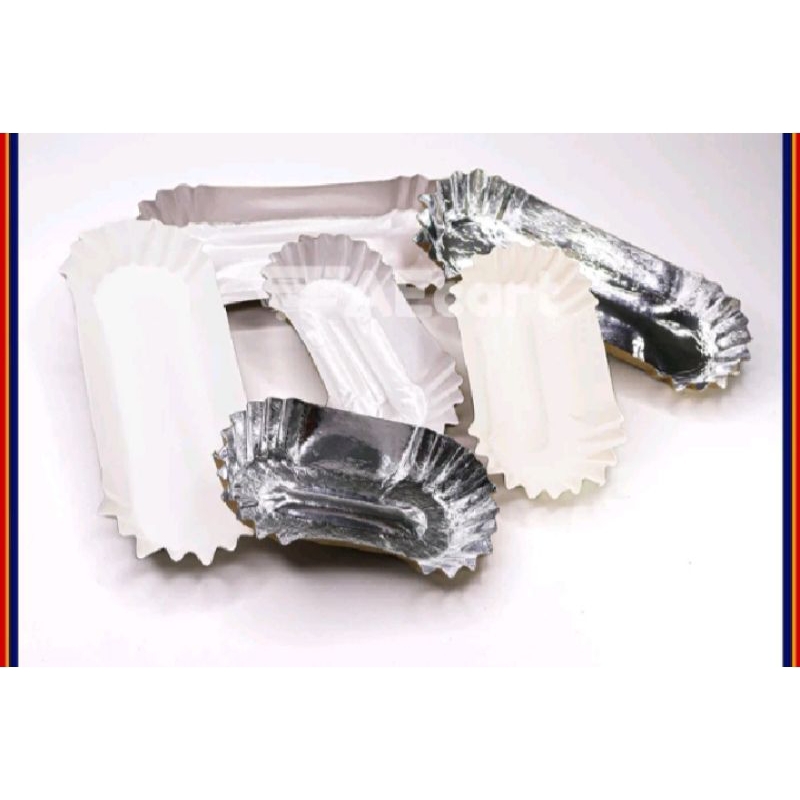 Kikiam,Hotdog,Footlong,Siomai Paper Tray Disposable Tray 40pcs per pack ...