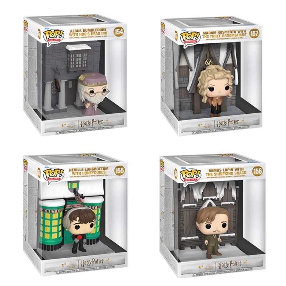 Funko POP! Deluxe: Harry Potter – Albus Dumbledore Con Podio – Figura In Vinile 9,5 Cm Da Collezione, Regalo Ufficiale