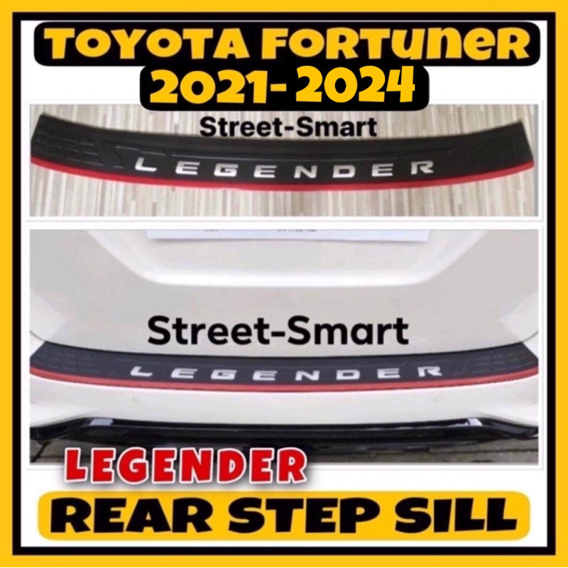 TOYOTA FORTUNER 2021-2024 LEGENDER REAR STEP SILL | Shopee Malaysia