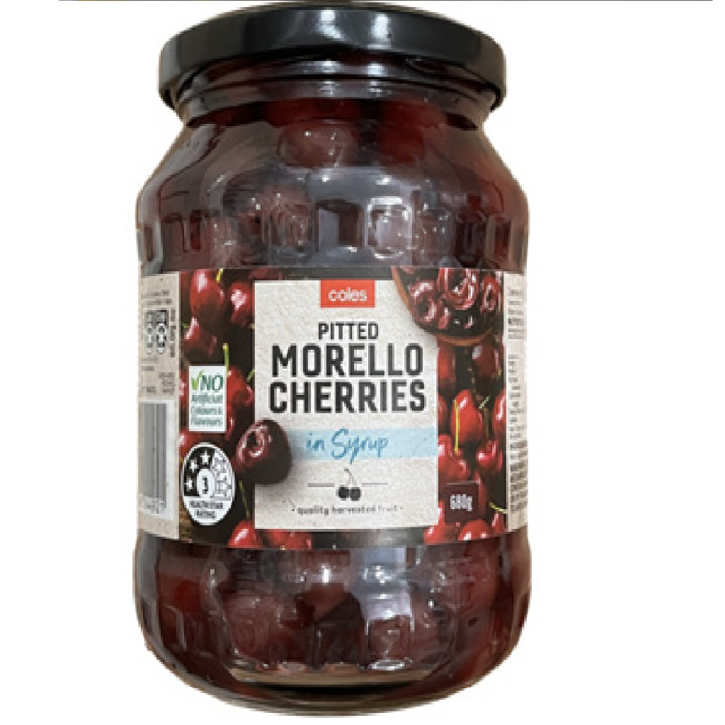 Coles Pitted Morello Cherries in Syrup 680g Shopee Malaysia