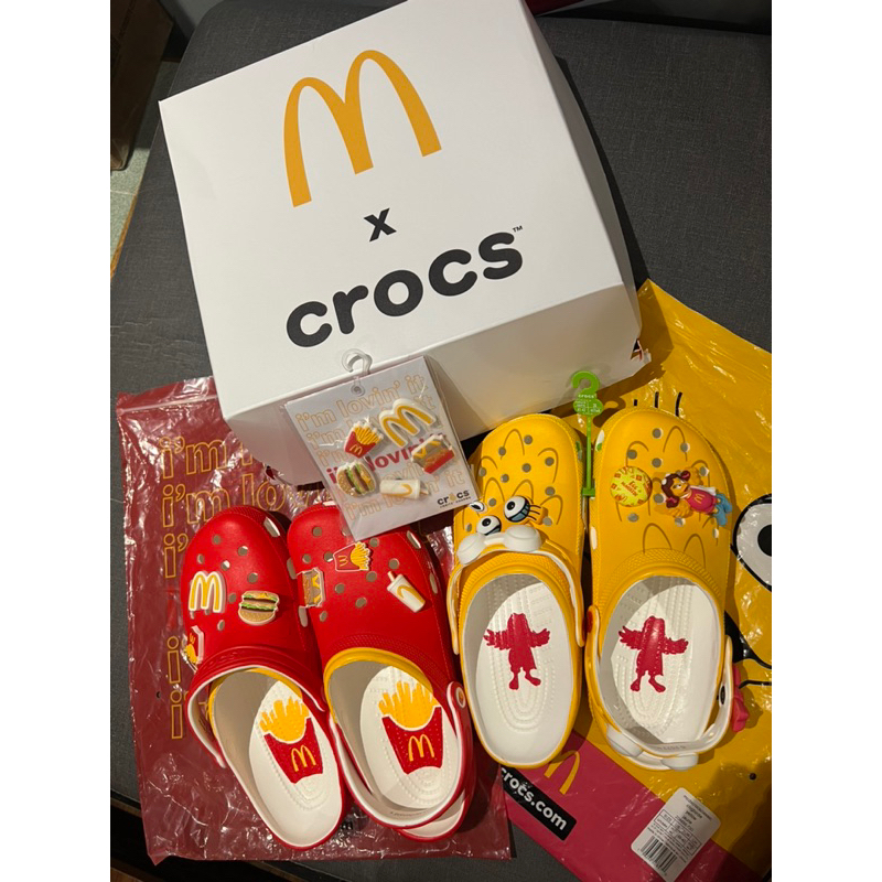 Mcdonalds x Crocs (Mcdonalds Crocs) Mcdo X Crocs | Shopee Malaysia