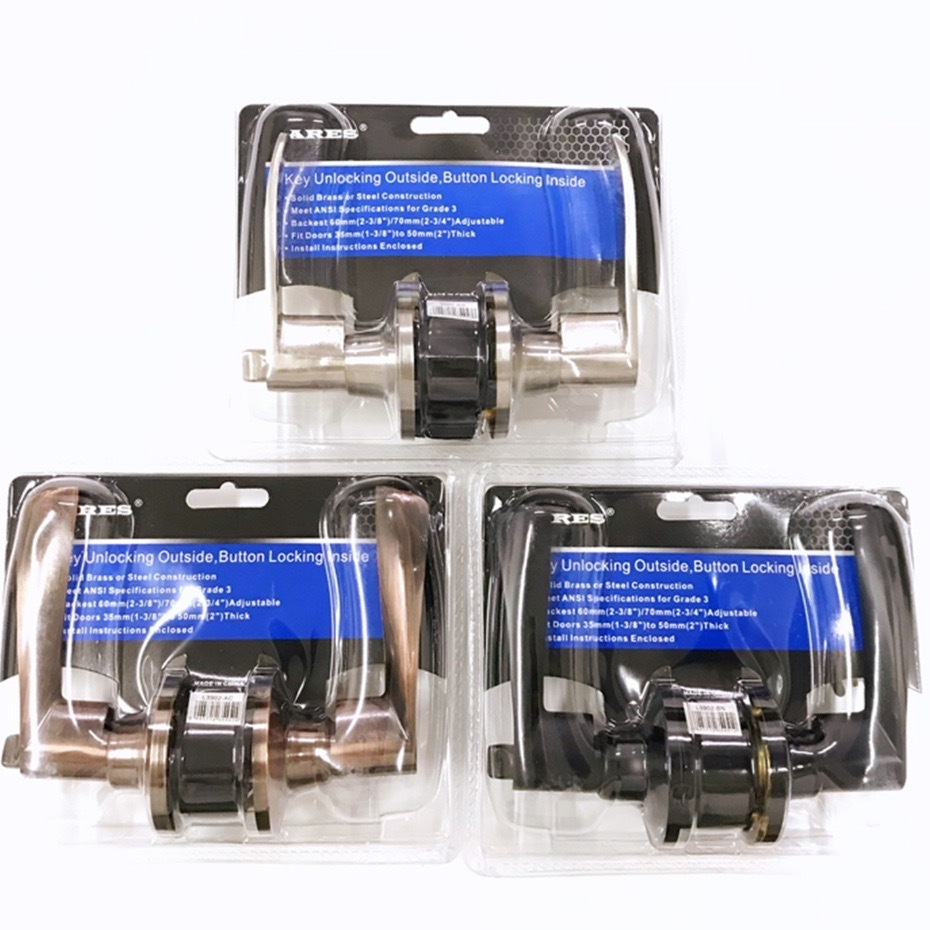 AMES Door Knob Lockset Lever Type Stainless Steel Lockset Door Knob