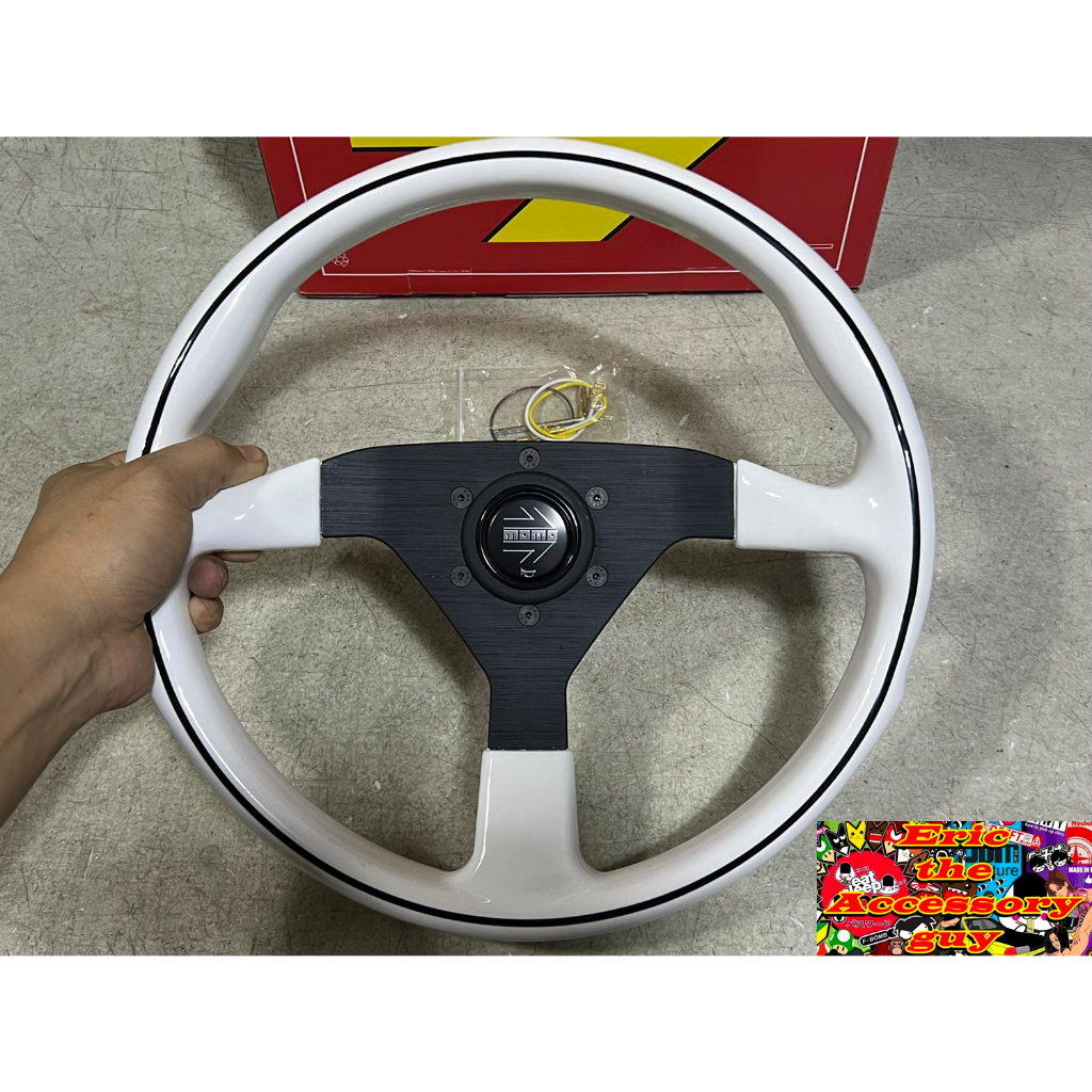 Momo Monte Carlo Steering Wheel (Special Glossy White) | Shopee Malaysia