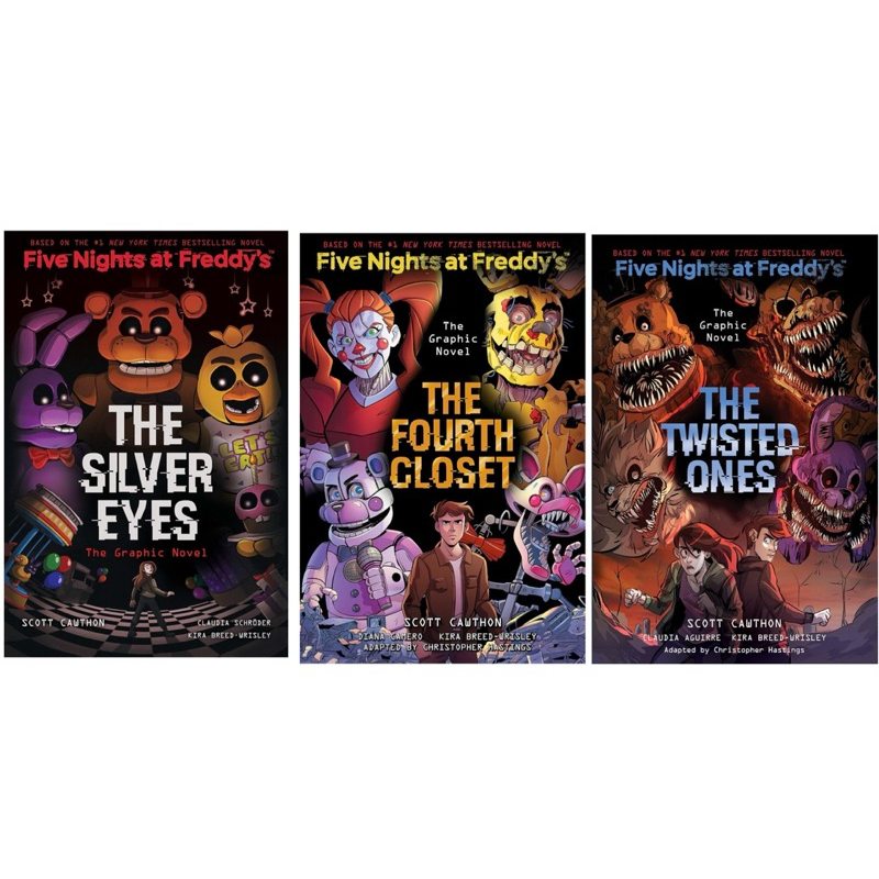 Five Nights At Freddy’s Graphic Novel Trilogy Set The Fourth Closet ...