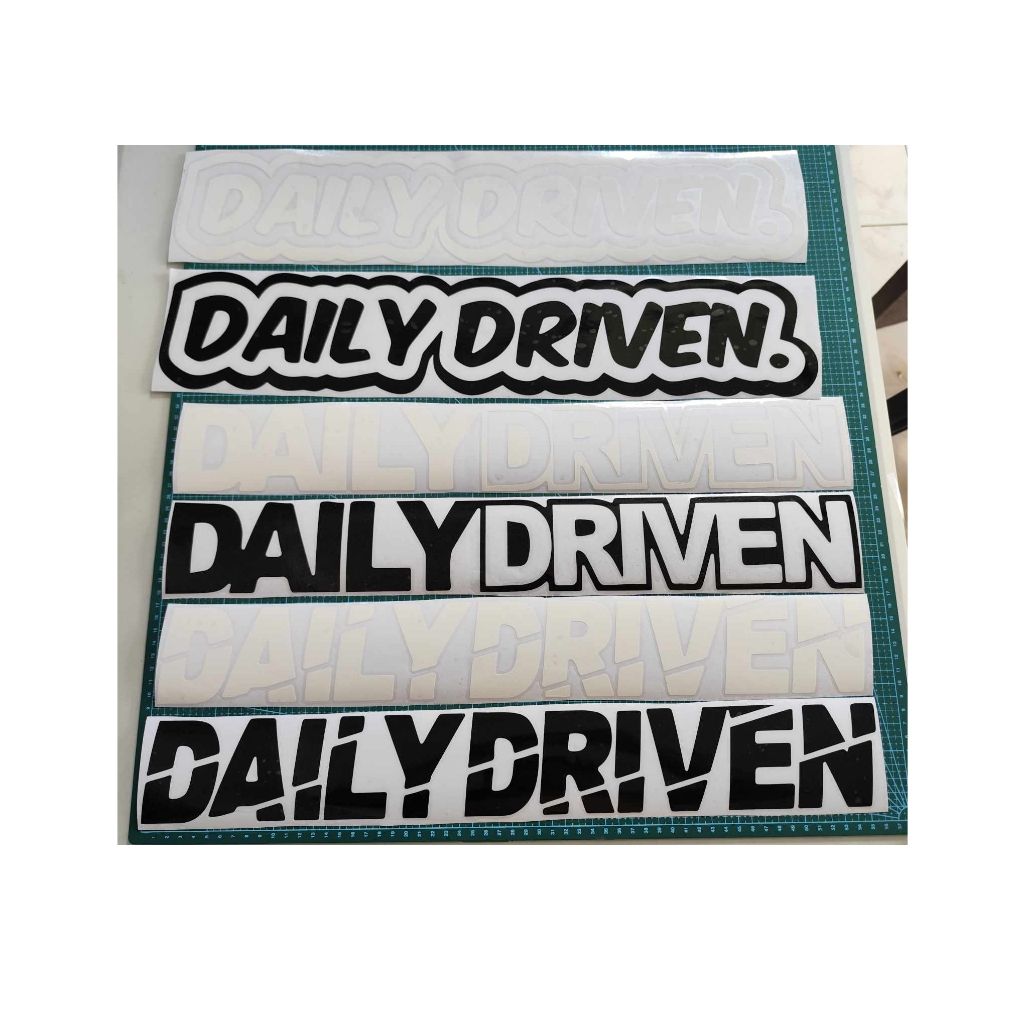 DAILYDRIVEN Vinyl Car Sticker | Shopee Malaysia