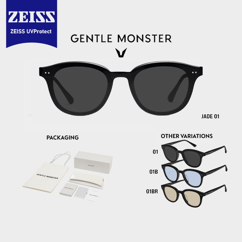 GENTLE MONSTER ZEISS LENS JADE 01 / 01B / 01BR KOREAN SUNGLASSES UNISEX