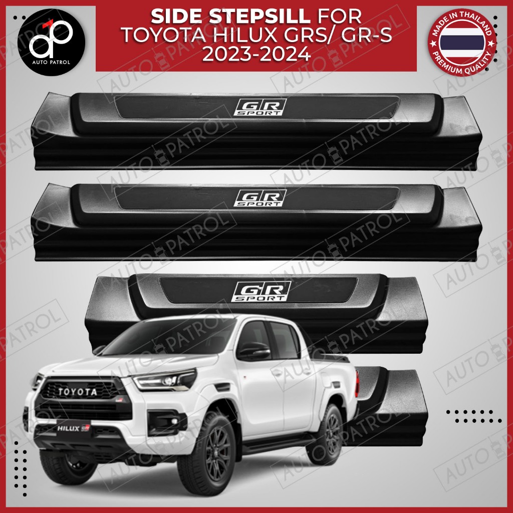 TOYOTA HILUX GR-S/ GR-S 2023-2024 4pcs DOOR SIDE STEP SILL | Shopee ...