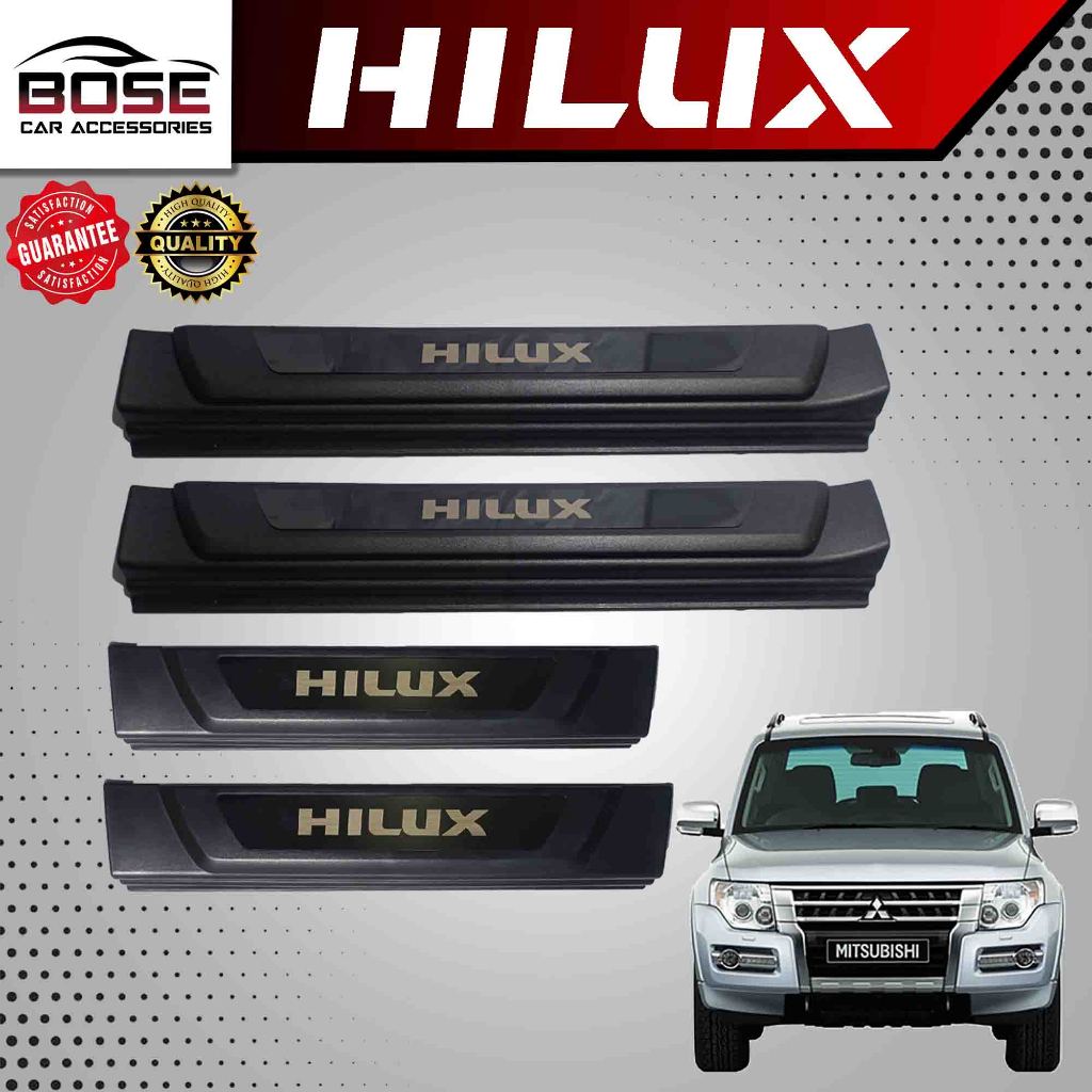 Toyota Hilux / Revo 2016 - Onwards Side Stepsill Door Scuffplate / Rear ...