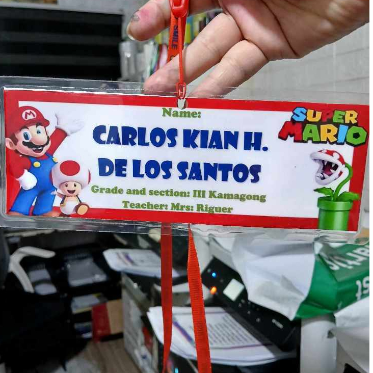 NAME TAG WITH CHARACTERS | Shopee Malaysia