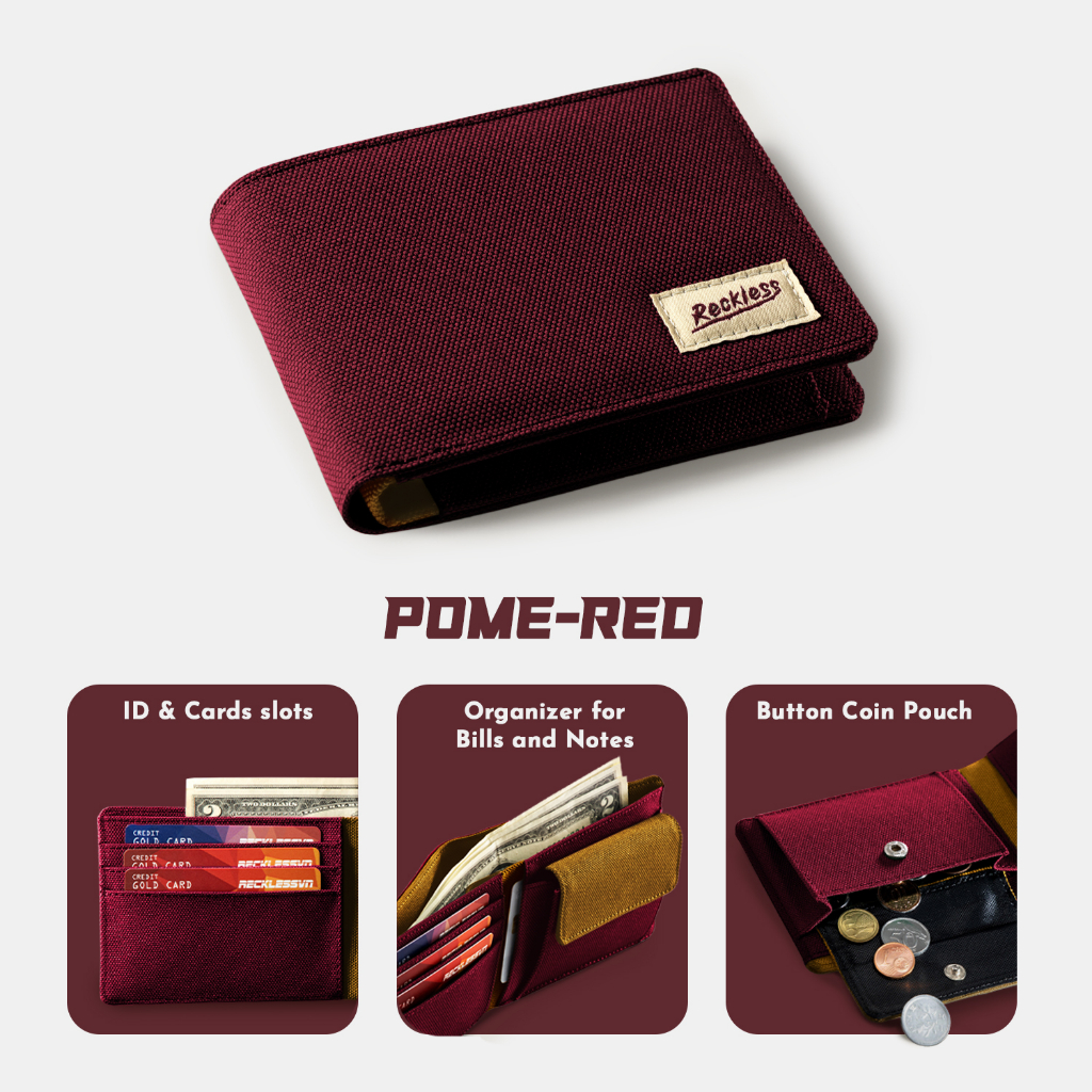 Reckless Coin Bifold Wallet Bifold Wallet For Men Water