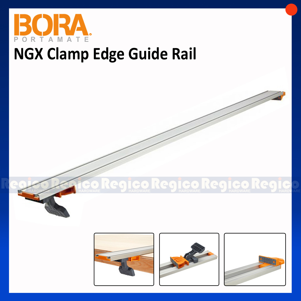 Bora NGX Clamp Edge Guide Rail for Bora Jigsaw Guide and Bora Circular ...
